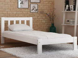 Komforttéka Ofelia fenyő ágykeret fehér 90