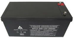 Azo Digital Maintenance-free VRLA AGM battery AZO Digital AP12-200 12V 200Ah (AZO00D1221) - vexio