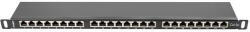 LANBERG Accesoriu server LANBERG PATCH PANEL 24 PORT 0.5U CAT. 5E FTP BLACK (PPS5-0024-B) - vexio