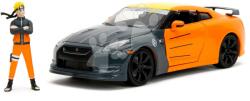 JADA Mașinuță Nissan GT-R 2009 Jada din metal cu părți care se pot deschide și figurina lui Naruto lungime 20 cm 1: 24 (JA3255054)