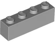 LEGO® 3010c86 - LEGO világosszürke kocka 1 x 4 méretű (3010c86)