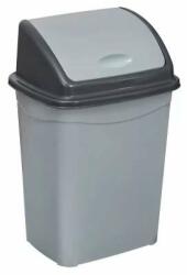 Kuka Coș de gunoi cu capac basculant din plastic 50 litri gri up122 (UP122P)