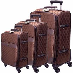 Dollcini Dollcini, Globe utazóruhás poggyász, 3db-os Bőrönd szett，20"，24 (357890-168D)