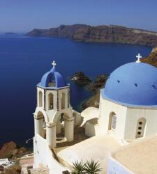  Santorini Falikép Tapéta - 225x250 cm (MS-3-0199)