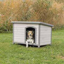 TRIXIE Classic Dog Kennel - kutyaház (szürke) féltetős (S-M) 85x5 (028-39561)