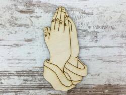  Natúr fa - Imádkozó kéz 10cm (5474)