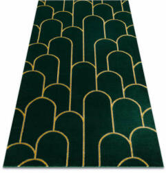 Art EMERALD szőnyeg 1021 glamour, elegáns art deco, üveg zöld / arany 120x170 cm (AF475)