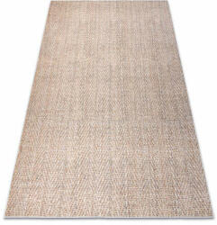 My carpet company kft ANDRE 1577 mosható szőnyeg Halszálkás, csúszásgátló - bézs 160x220 cm (I219)