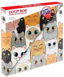 Dante Jucarie Creativa Dante Set Diamond Dotz - Cat Clan box (018-DBX020)