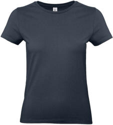 B and C Női rövid ujjú póló B&C #E190 /women T-Shirt -S, Sötétkék (navy)