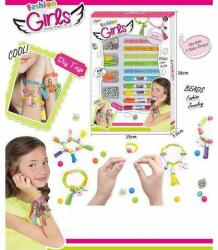 Magic Toys Fashion fonalas karkötő szett gyöngyökkel és medálokkal (MKL542174) - pepita