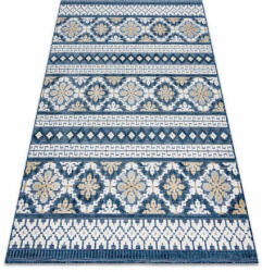 My carpet company kft Szőnyeg BOTANIC 65252 Boho, lapos szőtt - sötétkék 157x220 cm (D1026)