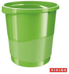 Esselte Papírkosár, 14 liter, ESSELTE "Europost", Vivida zöld (623950)