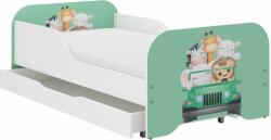  MIKI gyerekágy 140x70cm ajándék matraccal, ágyneműtartó nélkül - (pepita-787980)