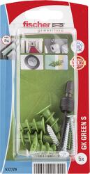 Fischer Gk S Green K Gipszkarton Dübel 5db + Csavar