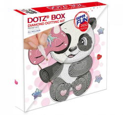 Dante Jucarie Creativa Dante Set Diamond Dotz - Panda box (018-DBX080)