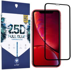 LITO Folie pentru Iphone 11 / XR - Lito 2.5D FullGlue Glass - Black (KF231819) - pcone