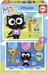 Educa Puzzle Educa din 2 x 20 de piese - Milo (EDU19541) Puzzle