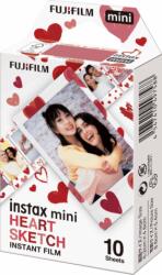 Fujifilm Instax Mini Film Heart Sketch instant fotópapír (10 db) (16799926)