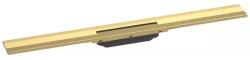 Hansgrohe Grila ornament rigola dus Hansgrohe RainDrain Flex 80 cm, montaj la perete, auriu lucios (polished gold optic) (56051990)