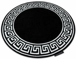 My carpet company kft HAMPTON szőnyeg Grecos kör fekete kerék 200 cm (GR4802)