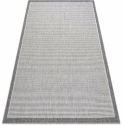 My carpet company kft Szőnyeg SPRING 20411332 vonalak, szizál, hurkolt - szürke 120x170 cm (B1245)