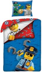 Halantex Lenjerie de pat pentru copii Halantex - Lego, City Police (LEG-825BL) Lenjerii de pat bebelusi‎, patura bebelusi