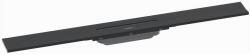 Hansgrohe Grila ornament rigola dus Hansgrohe RainDrain Flex 80 cm, montaj la perete, negru mat (56051670)