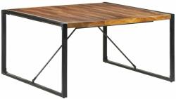 vidaXL paliszander felületű tömör fa étkezőasztal 140 x 140 x 75 cm (321574) - pepita