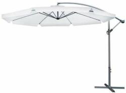 Malatec Kerti/terasz esernyő, banános, fehér, 300 cm, Malatec (MCTART-00012164-IS)