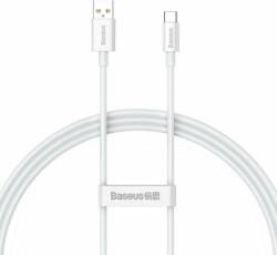 Baseus Superior Series USB-A apa - USB-C apa 2.0 Adat és töltőkábel - Fehér (1m) (P10320102214-01)