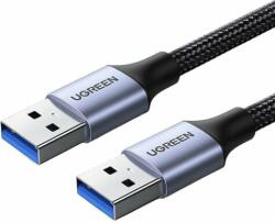 UGREEN US373 USB-A apa - USB-A apa 3.0 Adatkábel - Fekete (0.5m) (80789)