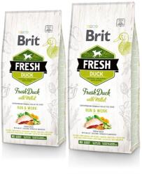 Brit Fresh duck with millet active run & work 24 kg (2 x 12 kg)