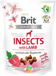 Brit Brit Care Crunchy Cracker Insecte, miel & zmeură - 200 g