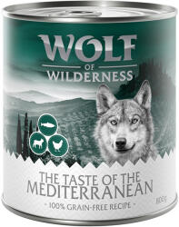 Wolf of Wilderness Wolf of Wilderness Pachet economic "The Taste Of" 24 x 800 g - The Mediterranean