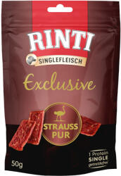 RINTI RINTI Single Meat Exclusive Snack - Struț pur 50 g