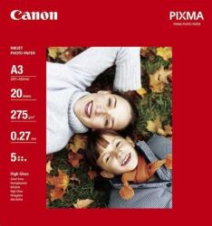  CANON PP-201 (2311B020) 270g A3 20db fényes fotópapír