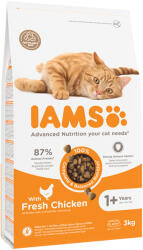 Iams IAMS 10% reducere! 3 kg hrană uscată pisici - Vitality Adult Pui