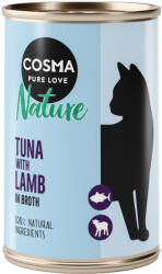 Cosma 6x140g Cosma Nature tonhal & bárány nedves macskatáp
