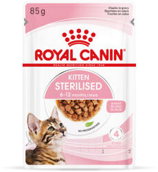 Royal Canin Royal Canin Sterilised Kitten szószban - 12 x 85 g
