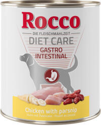 Rocco 12x800g Rocco Diet Care Gastro Intestinal csirke & pasztinák nedves kutyatáp