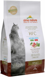 Almo Nature 2x1, 2kg Almo Nature HFC Adult Sterilized marha száraz macskatáp