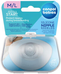 Canpol babies Canpol babies, EasyStart, protectoare pentru mamelon din silicon, L, 2 buc