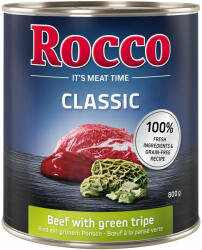 Rocco 24x800g Rocco Classic nedves kutyatáp- Marha & pacal