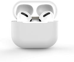 Hurtel Apple AirPods 3 puha szilikon fülhallgató tok fehér (C tok)