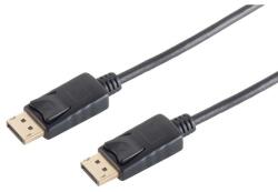 S-Conn DisplayPort (ST-ST) 1m 4K 60Hz 1.2 vergoldet Black (10-50025) (10-50025)