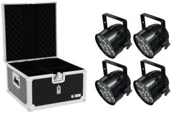 EUROLITE Set 4x LED PAR-56 HCL Short sw + EPS Case (20000327) - mangosound