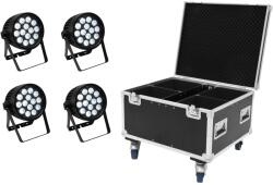 EUROLITE Set 4x AKKU IP PAR 14 HCL QuickDMX + Case (20000822) - mangosound