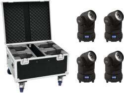 EUROLITE Set 4x LED TMH-X1 Moving-Head Beam + Case (20000357)