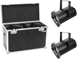 EUROLITE Set 2x LED THA-100F Theater-Spot + Case (20000360) - mangosound